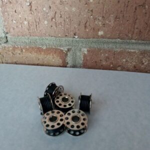 #1062 M&B HO Scale Black Real Wire With Metal Spools (6 Per Pack)