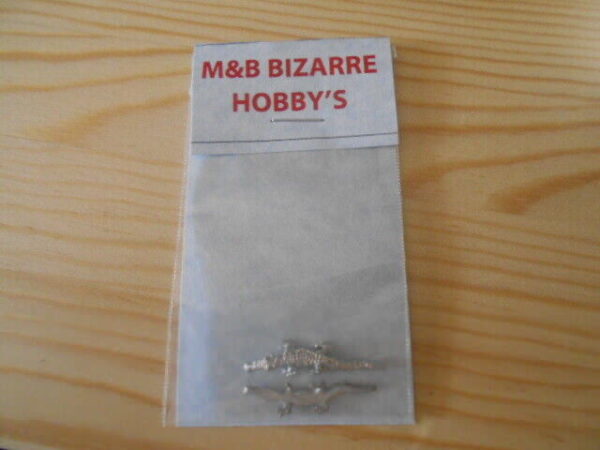 HO Scale Accessories Alligators 3 Per Pack #248