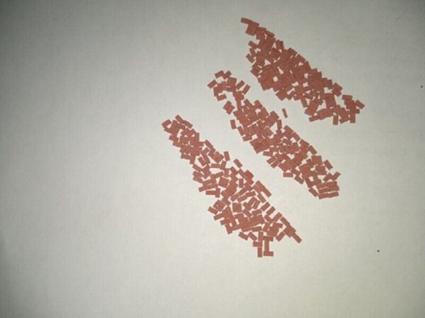 #8001 M&B N Scale Accessories Dark Red Bricks 300+ Per Pack