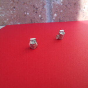 HO Scale Accessories Detailed Street Cleaner's Push Cans 2 Per Pack #186