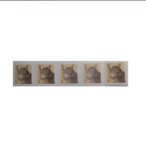 USA - 2012 Bobcat Stamps MNH Coil Strip of 5 Stamps - #4672
