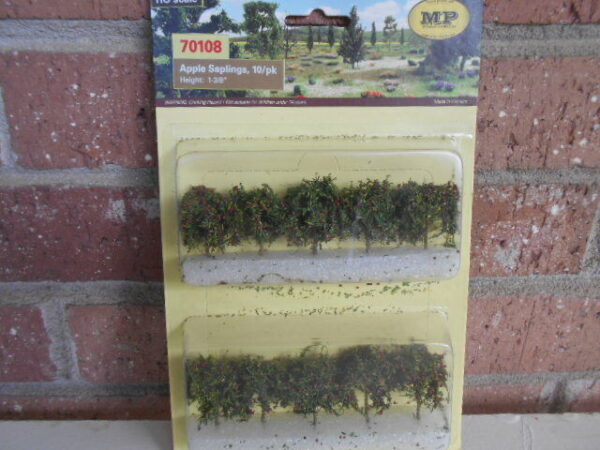 MP Scenery Products Item  #70108 HO Scale Apple Saplings 10/pk Height 1-3/8" - Image 2