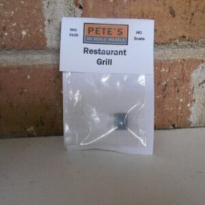 Pete's 3d HO Scale Restaurant Grill #105