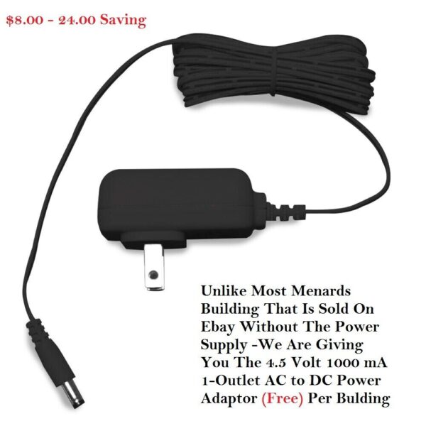 Menarnds #275-9251 O-1:48 Scale Moe's Cycle Shop With 4.5-volt power supply - Image 5