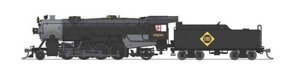BROADWAY LIMITED 5704 N USRA Heavy Mikado, ERIE #3200 Paragon3 Sound/DC/DCC - Image 2