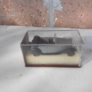 Brekina HO Scale Wanderer Convertible 4 Door Gray & Black  #0001706