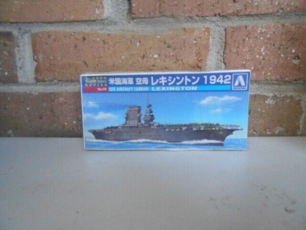 #9396 Aoshima Modle Kit Of The 1942 USS Aircraft Carrier LEXINGTON 1:2000 Scale