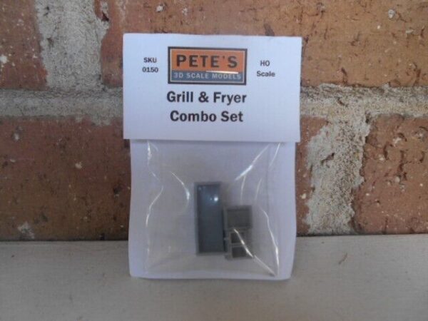 Pete's 3d HO Scale Restaurant Grill & Fryer Combo Kit #150