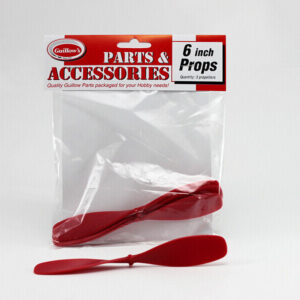 Guillow's 6" Red Plastic Propellers Red #118