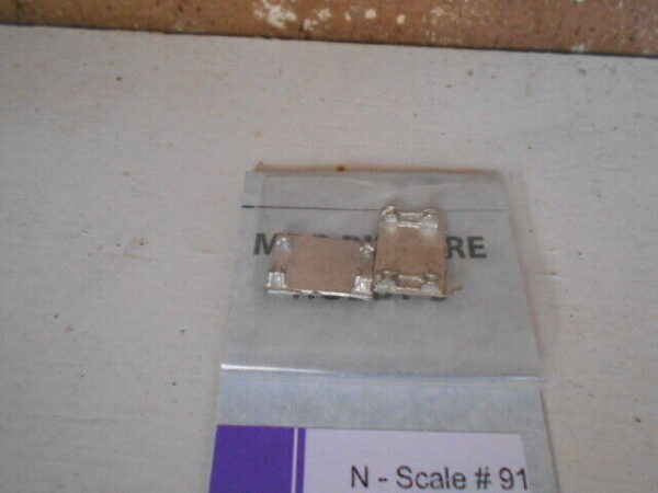 M&B Bizarre N Scale Accessories 2 Per Pack Foundry Carts #1010 - Image 2