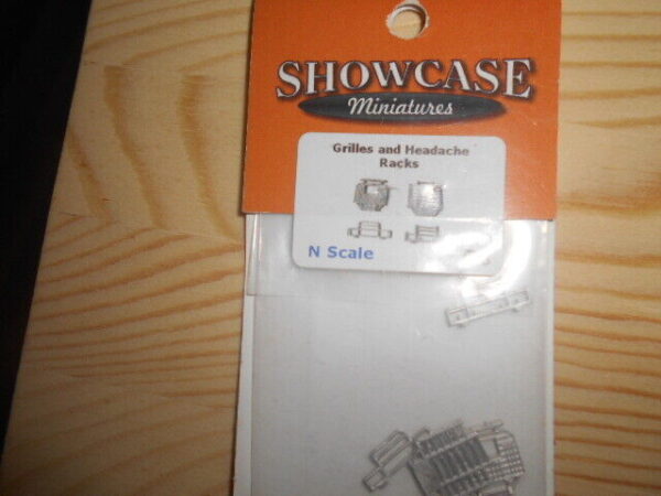 Showcase Miniatures N Scale Grilles & Headache Racks #63
