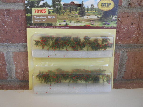 MP Scenery Products Item  #70105 HO ScaleTomatoes Trees 16/pk Height 3/4" - Image 2