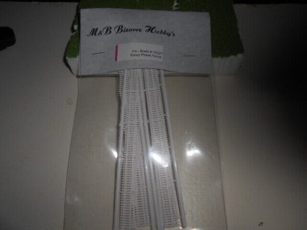HO Scale Accessories Yard Fancy Picket Fence #10027