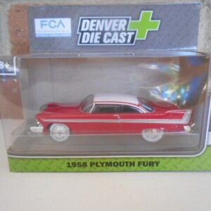 Menard O Scale  #279-9236 1958 Plymmouth Fury Red & White