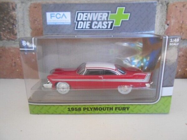 Menard O Scale  #279-9236 1958 Plymmouth Fury Red & White