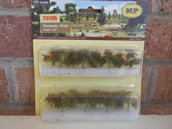 MP Scenery Products Item  #70105 HO ScaleTomatoes Trees 16/pk Height 3/4" - Image 3