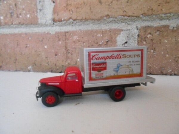 CLASSIC METAL WORKS HO Scale 41/46 Chevrolet Campbell's Soups Box Truck #30319 - Image 3