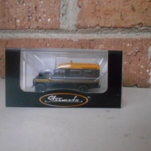Brekina HO Scale Land Rover HM Coastguard (Marine Rescue) Black/Yellow #7670