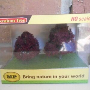 MP Scenery Products Item #70510 HO Scale Premiun Copper Beech Trees 3'' to 4''