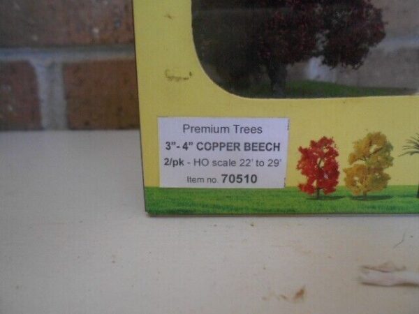MP Scenery Products Item #70510 HO Scale Premiun Copper Beech Trees 3'' to 4'' - Image 4