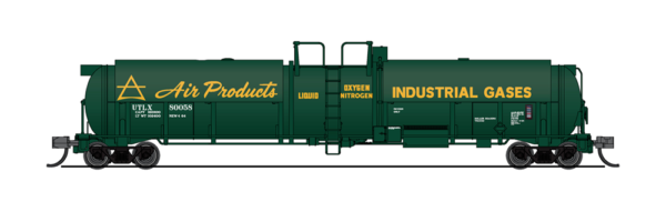 BWL #3823 Broadway Limited N Scale Cryogenic Air Products Tanker Cars (2-Pack)