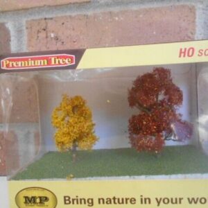 MP Scenery Products Item #70521 HO Scale Premiun Autumn Sycamoe Trees 3'' to 4''