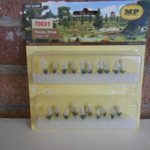 MP Scenery Products item #70031 HO Yuccas Plants 20/PK 3/4"