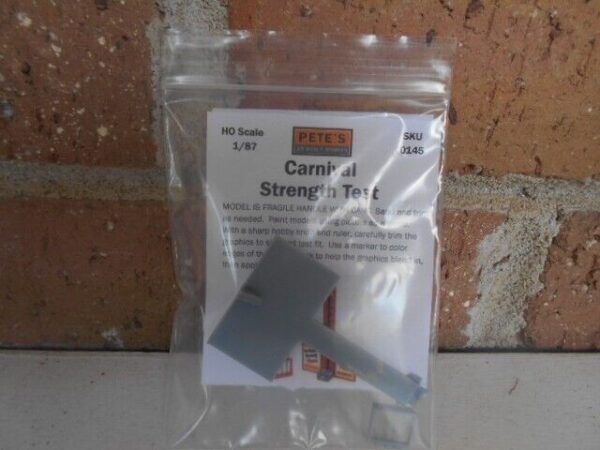 Pete's 3d HO Scale Carnival Strength Test Kit #145 - Image 3
