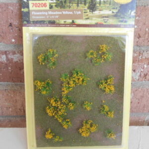 MP Scenery Products Item #70206 - HO Scale - Meadow Yellow -5"x 6-1/8" 1/pk