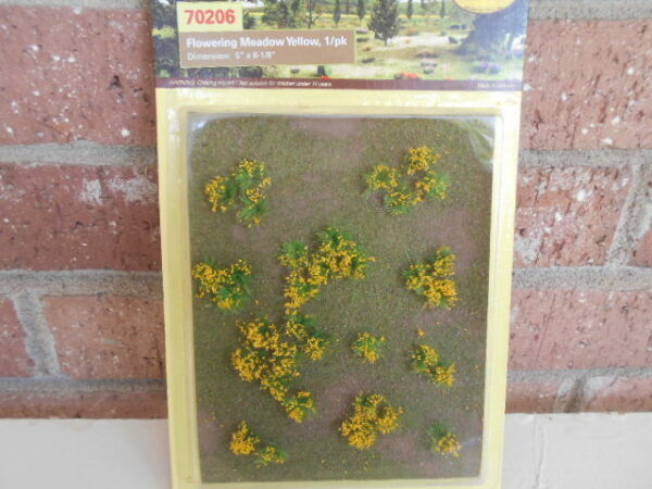 MP Scenery Products Item #70206 - HO Scale - Meadow Yellow -5"x 6-1/8" 1/pk