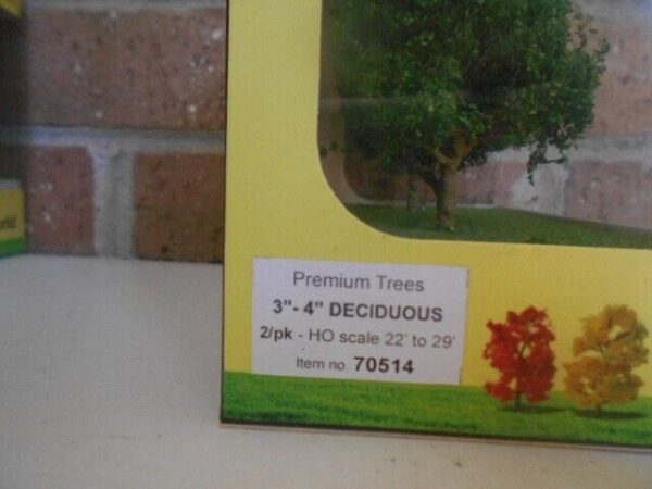 MP Scenery Products Item #70514 HO Scale Premiun Deciduos Trees 3'' to 4'' - Image 4