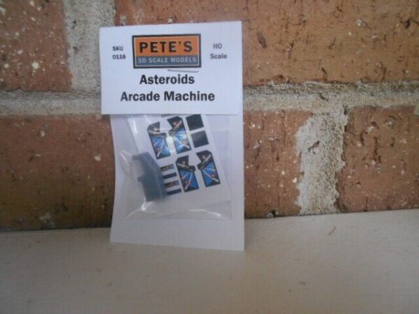 Pete's 3d HO Scale Asteroids Arcade Machine Kit #116