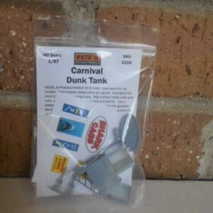 Pete's 3d HO Scale Shark Cage Carnival Dunk Tank Kit #155