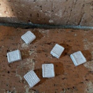 #1025 M&B HO Scale Accessories Brick Are Stone  (6 Per Pack)