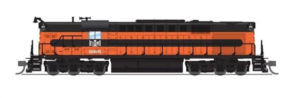 Broadway Limited 6614 N B&LE Alco RSD-15 Diesel Locomotive Sound/DC/DCC #885 - Image 4