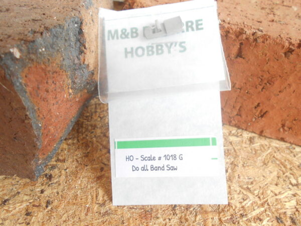 M & B Bizarres HO Scale Do All Band Saw #1018-Green - Image 2