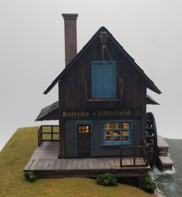 Pete's 3d HO Scale Holyoke & Littlefileld Grist Hill Mill Craftman Kit #0801