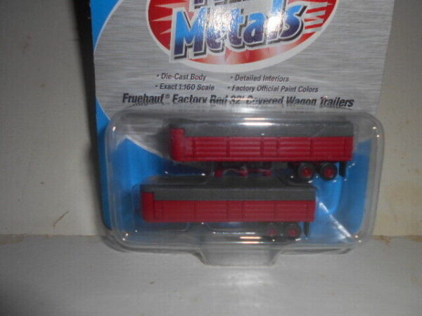 Classic Metal Works Fruehauf Factory Red 32' Cover Wagon Trailer Set - #51131 - Image 2