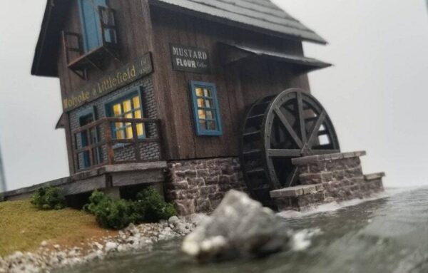 Pete's 3d HO Scale Holyoke & Littlefileld Grist Hill Mill Craftman Kit #0801 - Image 2