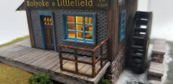 Pete's 3d HO Scale Holyoke & Littlefileld Grist Hill Mill Craftman Kit #0801 - Image 6