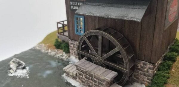 Pete's 3d HO Scale Holyoke & Littlefileld Grist Hill Mill Craftman Kit #0801 - Image 7