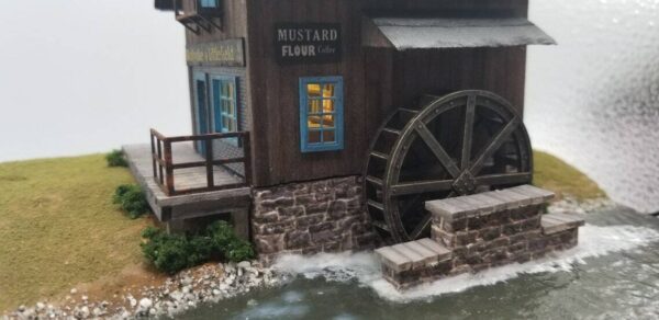 Pete's 3d HO Scale Holyoke & Littlefileld Grist Hill Mill Craftman Kit #0801 - Image 8