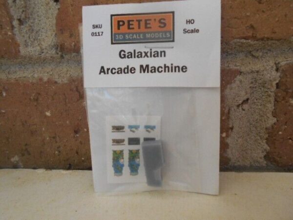 Pete's 3d Printed HO Scale Galaxian Arcade Machine Kit #117