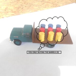 M&B Customized Mix Color Barrels HO Scale #10004