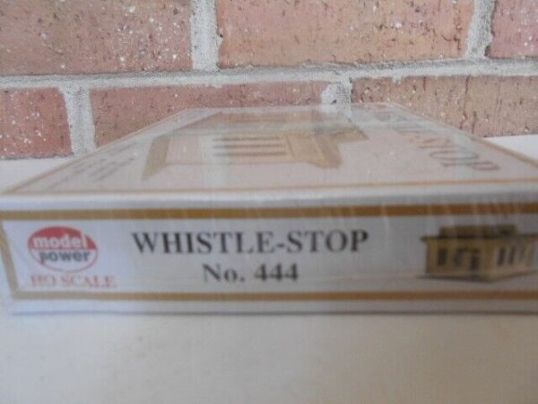 #444 Model Power Whistle-Stop Station Kit Ho Scale Kit Contains 42 Pieces - Image 4