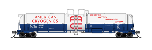 BWL #3824 Broadway Limited N Scale Cryogenic American Cryogenic Tanker Cars (2)