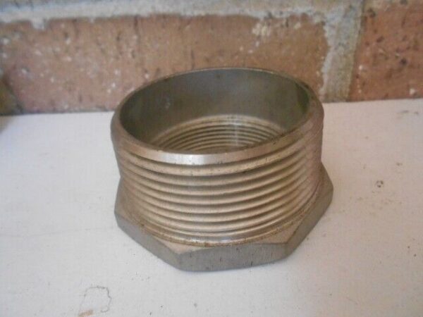 New 2 1/2"X2" Stainless Steel Reducing Bushing 304 SS 21/2x2 2.5x2 inch NPT - Image 2