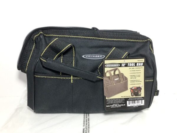 12" Voyager Bag With 21 Pockets 24 LBS. Capacity Grate Train Tool Bag #61467