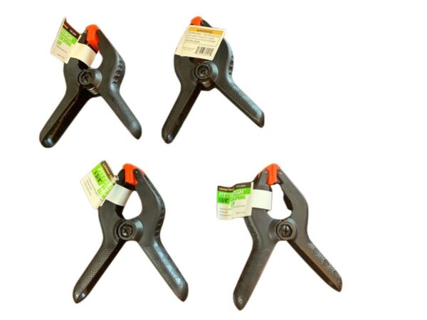 #69291 Lot Of 4 Pittsburgh 1-3/4" Nylon Spring Clamp