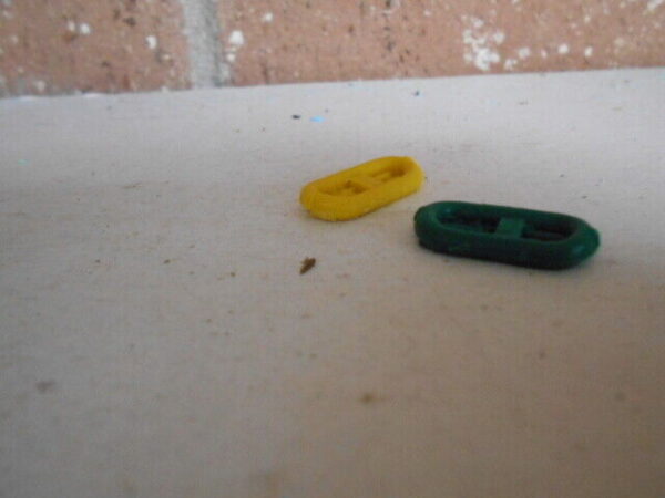 #2029 N Scale Accessories Rubber Raft Boats  (2 Per Pack)